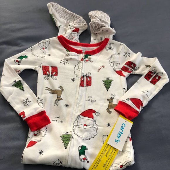 Carter's Other - Carter's Christmas onesie pajamas size 4T NWT